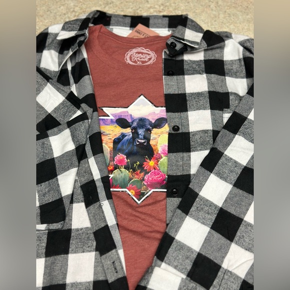 In The Clouds Flannel Shirt - Picture 3 of 6